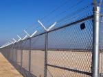 Concertina Barbed Wire with Galvanized Zinc Coated Chain Link Fence for High