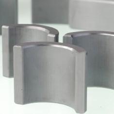 Wholesale Industrial Hard 100CC Starter Motor Magnets Black Ferrite Segment Magnet from china suppliers