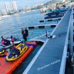 Aluminum Floating Pontoon Dock Marine Gangway Float Pontoon Dock