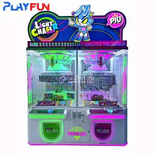 Wholesale Coin Operated Amusement Park Kids Vending Game Dim Lighter Chaser Toys Dolls Snacks Prize Game Machine from china suppliers