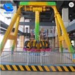 Funfair Ground Pendulum Swing Ride , Custom 6 Seats Mini Frisbee Ride