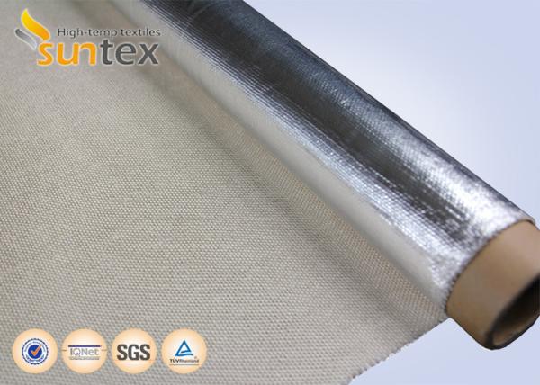 Aluminum Foil Fiberglass Heat Reflective Fabric 0.7mm Removable Insulation