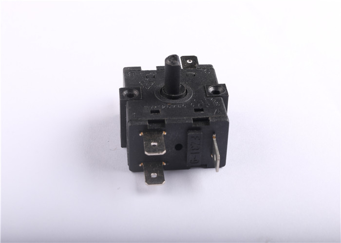 Square Abs High Power Rotary Switch , Dust Proof 5 Pin Rotary Switch Customized Color