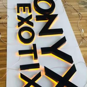 Wholesale Outdoor Stainless Steel Logo Business Wall Make A Statement With Backlit Letters from china suppliers