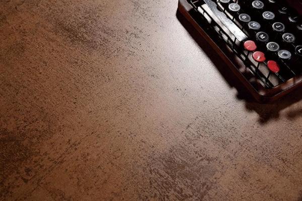 Non Slip Floor Tile 600 X 600 Mm Size / Cement Look Rust Tile Simple Modern
