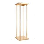 Metal Gold Wedding Flower Stand Vase for Centerpieces Home Centerpiece Column