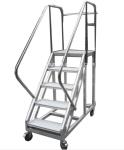 Durable Folding Aluminum Platform Ladder Aerial Work Used For Truck