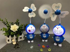 China Cartoon cat rechargeable fan, usb fan, desktop small night lights on sale