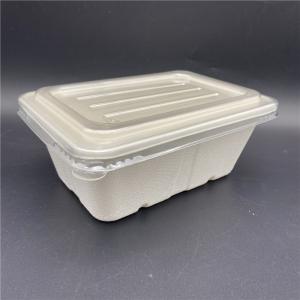 Wholesale Environmental Rectangle Biodegradable Bagasse Food Containers from china suppliers
