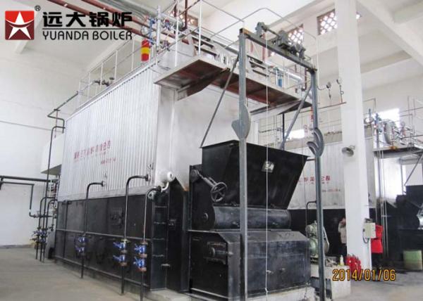 200Hp Coal Powered Boiler , 15 Bar Pressure Chain Grate Boiler 1 Ton - 30 Ton