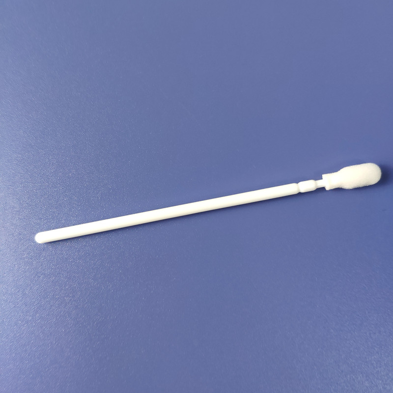 No Fluorescence 10cm Foam Tip Oral Specimen Collection Swabs