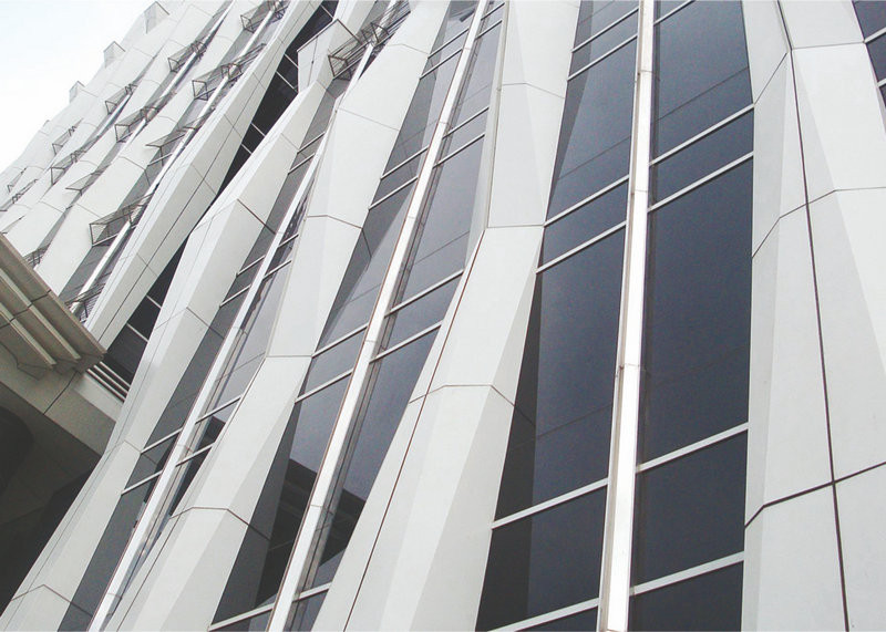 600x600 Suspended Metal Aluminum Wall Panels Project Weather Resistance