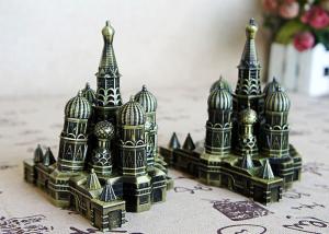 Wholesale Custom Service DIY Craft Gifts Antique Electroplated Kremlin Buildings Model from china suppliers