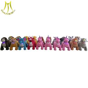 Wholesale Hansel 2018 battery powered indoor plush animal electric scooter for malls from china suppliers
