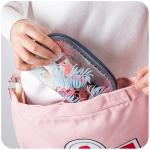 Custom Logo Clear Waterproof PVC Travel Portable Make Up Bag
