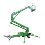 20m Trailer Boom Lift 200kg Towable Articulated Boom Lift On A Trailer