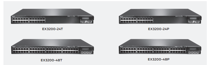 juniper EX3200-48P,EX 3200, 48-port 10/100/1000BaseT PoE + 930W AC