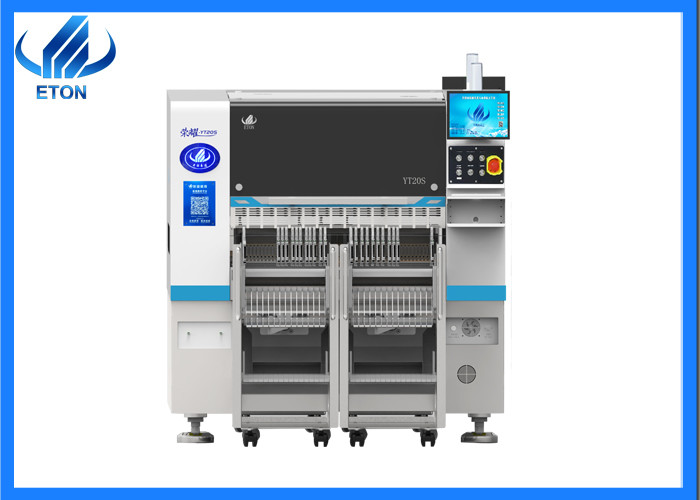 YT20S SMT Mounter For Ultra Small Chip 0201~40*40mm Large Chip Wider Component Range
