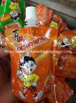 Customized Jelly Packaging Stand Up Spout Pouch in Laminated Plastic