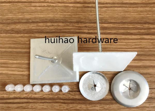 Quality Aluminum Nail Self Stick Insulation anchor pins With 2" Self  Adhesive Base Tape for sale