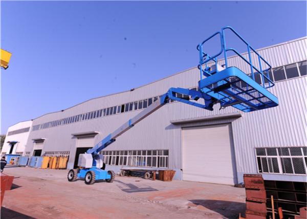Self Propelled Boom Lift Platform Diesel Driven For Indoor Outdoor Maintenance