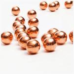 99.9% Pure Brass Round Ball Polished 0.8mm Copper Ball Bearings For Switch