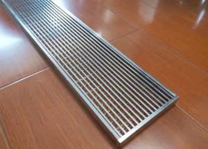 China SS 304 Steel bar Grating  Shower  Bathroom Floor Linear Drainanage cover grating on sale