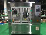 SS316 Rotary Automatic Round Bottle Labeling Machine 0.6MPa Air Pressure