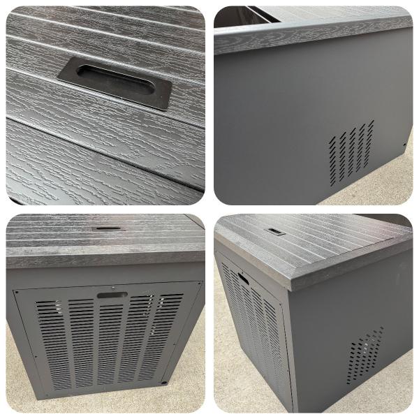 Customized Logo Rectangular Stainless Steel Wood Spa Massage Tub Portable Ice