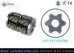 8pt Carbide Cutters TCT 8 Tips Scarifier Flail For Concrete Planers And Grooving