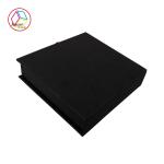 Foldable Jewelry Paper Gift Box Gold Foil Stamping Silk Insert OEM Service