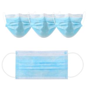 Wholesale Adult 3 Ply Earloop Face Mask Non Woven Layer Eco Friendly Three Layer Folding from china suppliers
