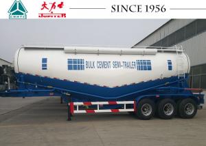 Wholesale 40 CBM 3 Axle Cement Semi Trailer , Bulk Cement Trailer With Air Compression from china suppliers