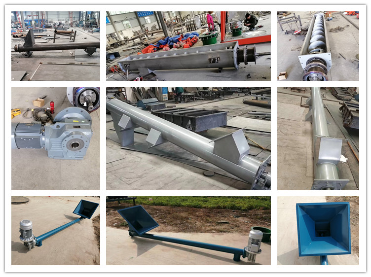 China Professional Shaftless Screw Conveyor System For Fertilizer