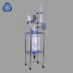 Laboratory Single Layer Glass Reactor 100L Long Service Life PTFE Material Parts
