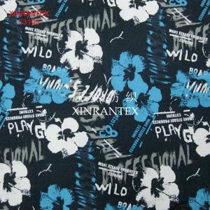 China F3103 micro fibre twill peach skin printing fabric for beach short pants on sale