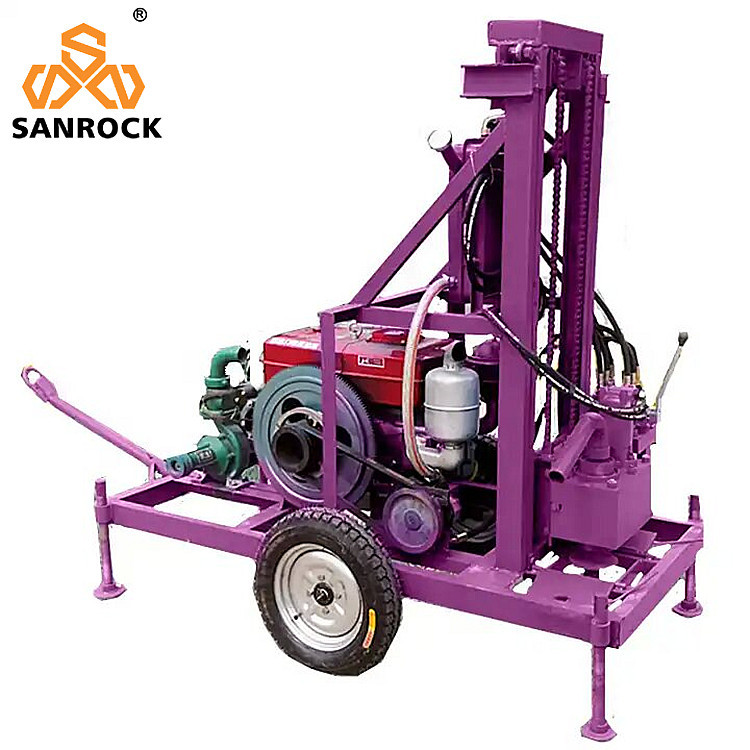 Portable Water Well Drilling Equipment Hydraulic Small Water Drilling Rig Machine
