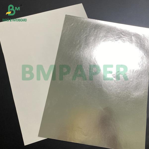 70g Metallized Beer Label Paper Aluminum Coated 1 Side White Back