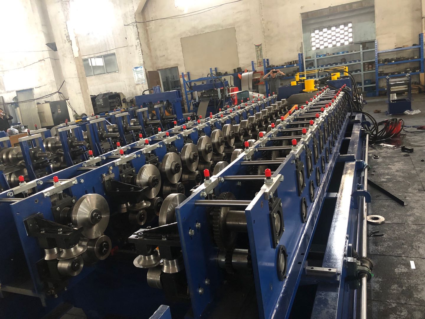 Beam Shelf Panel Rolling Forming Machine Fully Automatic