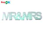 190T Nylon Cloth Inflatable Lighting Decoration LED Light Letters White Color