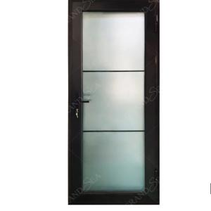Wholesale Push and Pull Opening Method SKATE Standard Slim Luxury Black Color Villa House Aluminum Casement Glass Doors from china suppliers