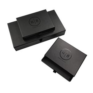 Wholesale Silk Screen Printing Private Label Luxury Hair Extension Packaging Box Black Storage Cardboard Drawer Gift Box from china suppliers