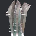 Pipe Brushed Polished Stainless Steel Stair Handrail Design Post Balustrades
