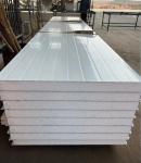 Metal Color Steel EPS Sandwich Panel 38-40kg/M3 Core Density For Wall And Roof