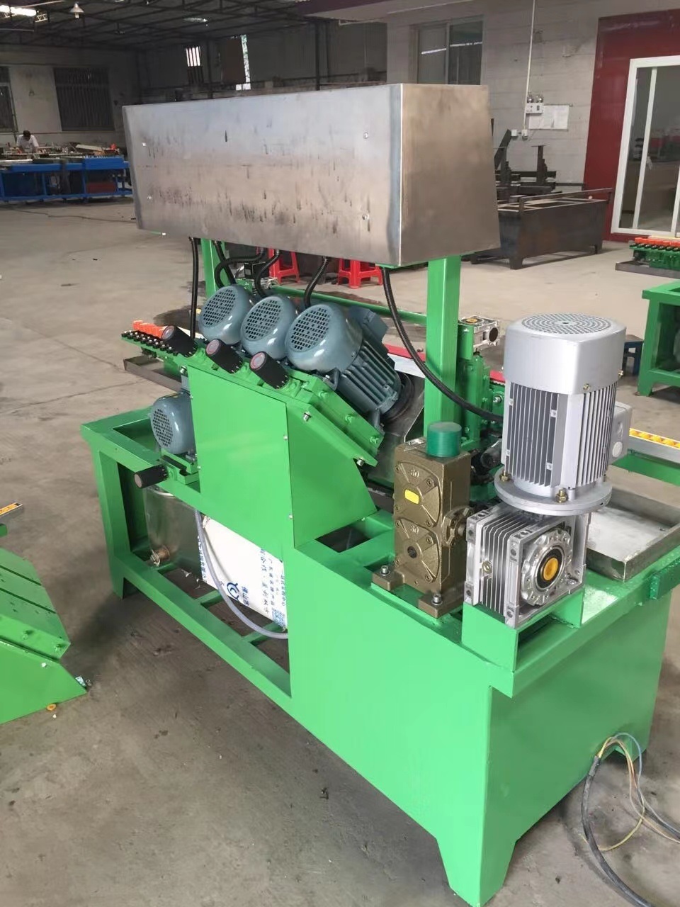 4 Motor Glass Edging Machine for Processing Window Strip