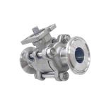 304/316 Stainless Steel 3PC Quick Installation High Platform Ball Valve for