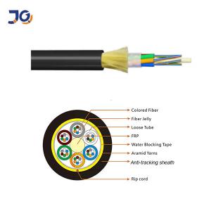 Wholesale ADSS Fiber Optic Cable Single Mode 48 Core 96 Core OFC Aerial Optical Fiber Cable from china suppliers