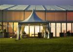 Outdoor camping marquee ISO pagoda party tent with decoration for event
