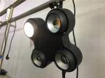 Led Par Can Lights Warm White 4 Eyes COB Led TV Show Audience Blinder Light