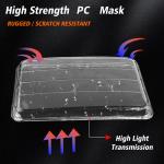 YAYE CG125 DC12V Semi-assembly Red DRL White Hi/Lo Beam Motorcycle LED Headlight